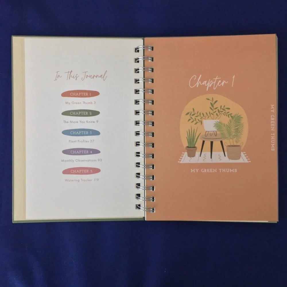 Green Vibes Only Guided Houseplant Journal